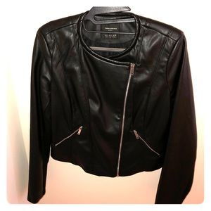 Zara leather jacket